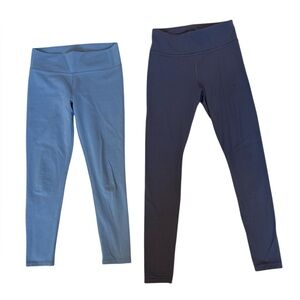 Athleta Girl M(8-10) High Rise Chit Chat Tight & All in Motion M(8) Leggings